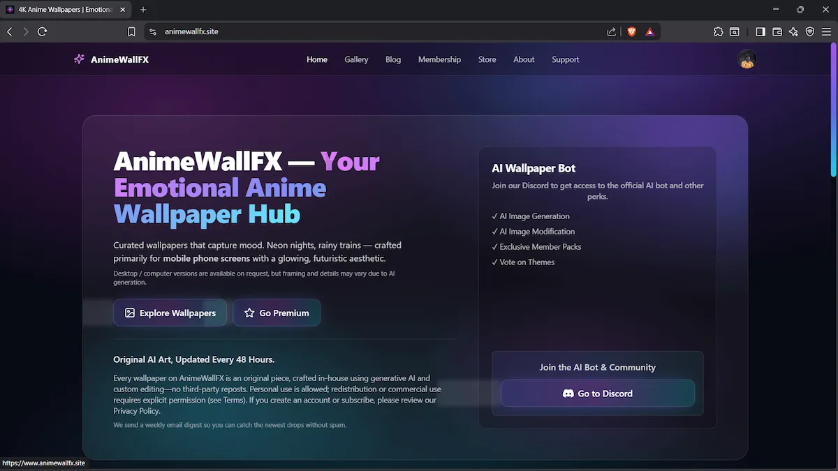 AnimeWallFX Platform