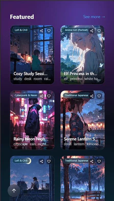 Fully Responsive Mobile Grid Layout